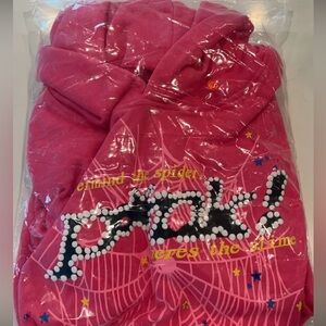 large Sp5der hoodie Brand new